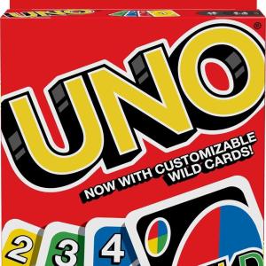 Carte da gioco UNO, giochi per tutta la famiglia, Mattel Games