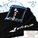 Asciugamano in microfibra, Airflip, asciugamano rinfrescante per per lo sport e la palestra, corsa, trekking, viaggio e yoga, 100x30cm