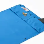 Asciugamano per palestra con scomparto a cerniera con clip magnetico, sistema anti scivolo, multifunzionale, in Microfibra, 130 x 48 cm