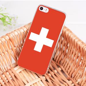 Cover stemma Svizzera per Apple iPhone 7 8 9 X Plus