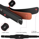 Ceinture d'haltérophilie, support lombaire, ceinture de gym, musculation, décollage, squat, deadlifts, exercice de fitness, pour Homme et Femme, rembourré en néoprène.