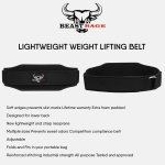 Ceinture d'haltérophilie, support lombaire, ceinture de gym, musculation, décollage, squat, deadlifts, exercice de fitness, pour Homme et Femme, rembourré en néoprène.