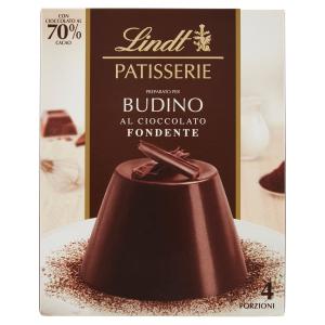 Pudding au chocolat noir Lindt, paquet de 95 g, 4 portions