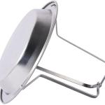Supporto per arrostire il pollo, porta pollo pieghevole, per arrosti di pollo, per forno, barbecue, BBQ grill