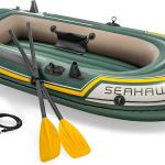 Intex 68347 Seahawk 2, Canotto in PVC, per due persone, colore Verde/Nero, 236 x 114 x 41 cm - Ricondizionato