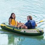 Intex 68347 Seahawk 2, Canotto in PVC, per due persone, colore Verde/Nero, 236 x 114 x 41 cm - Ricondizionato