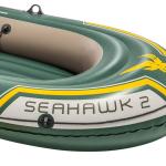 Intex 68347 Seahawk 2, Canotto in PVC, per due persone, colore Verde/Nero, 236 x 114 x 41 cm - Ricondizionato