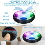 Pallone da calcio UFO, con Led luminosi, pallone da calcio aerodinamico, galleggia con il flusso d'aria, Coolest, hover ball