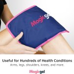 Borsa Ghiaccio Riutilizzabile per Gonfiore, Lesioni, Sollievo dal Dolore, Crioterapia, Magic Gel, Impacco Ghiaccio, Gel Riutilizzabile per Infortuni