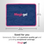 Borsa Ghiaccio Riutilizzabile per Gonfiore, Lesioni, Sollievo dal Dolore, Crioterapia, Magic Gel, Impacco Ghiaccio, Gel Riutilizzabile per Infortuni