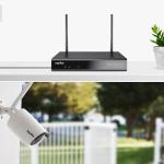 Videosorveglianza, 4 telecamere WIFI con HDD da 1 TB, Sistema di telecamere di sicurezza WiFi wireless 3M Super HD