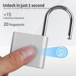 Lucchetto a Impronta Digitale – Impermeabile, Ricarica USB, Sicurezza Senza Chiave
