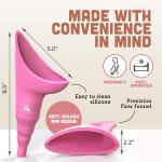 Pitch and Trek, tragbares Urinal für Frauen, zum Stehpinkeln, Frauenpikono für unterwegs