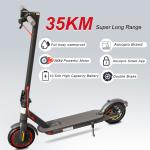 Scooter électrique, 30 km d'autonomie, moteur 350W, nouveau 2023 AOVOPRO, scooter électrique, ES80 M365, noir