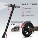Scooter électrique, 30 km d'autonomie, moteur 350W, nouveau 2023 AOVOPRO, scooter électrique, ES80 M365, noir
