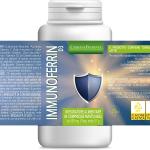 Immunoferrin D3, Integratore di Lattoferrina con Vitamina C, D e Zinco
