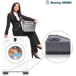 Rehausseurs pour meubles, pieds antivibrations pour machine à laver, universel en caoutchouc