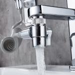 Adaptateur de mitigeur avec robinet, pour douche, machine à laver, 3 voies, acier inoxydable, avec adaptateurs