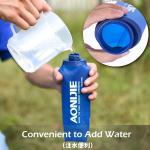 Borraccia da corsa, morbida, leggera, pieghevole, igienica, 500 ml, per diverse attività sportive, corsa, ciclismo, passeggiate