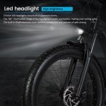 Vélo électrique pour adultes, 26 pouces, Vélo électrique de ville, avec amortisseur à l'avant, avec moteur bafang 500W, batterie amovible Samsung 48V 17.5AH, GUNAI GN26