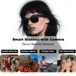 PEJE Smart Glasses - Intelligente Brille photochromer Funktion HD 1080P - KI-Assistent & Live-Übersetzung