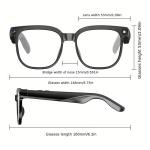 PEJE Smart Glasses - Intelligente Brille photochromer Funktion HD 1080P - KI-Assistent & Live-Übersetzung
