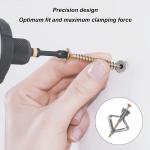 Kit Tasselli con viti per Cartongesso e Pareti Cave - Nylon Alta Resistenza con Viti - 25 Pezzi 10 - diamentro foro 10 mm