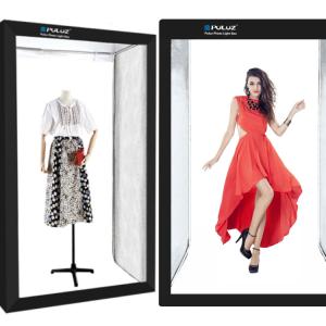 Studio fotografico professionale con luci led, dimensione 200 x 120 x 80 cm