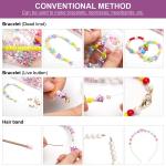 Kits de perles de bricolage pour la fabrication de bijoux Bracelets et colliers