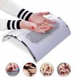 Aspiratore polveri, con 3 ventole, cuscino morbido, per nail art ricostruzione unghie, 34 cm