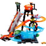 Autolavaggio Hot Wheels Ultimate con alligatore incl.1 macchinina cambia colore.