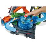 Autolavaggio Hot Wheels Ultimate con alligatore incl.1 macchinina cambia colore.