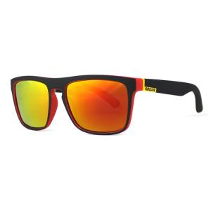 KDeam Sport occhiale da sole, occhiali da sole Uomo, lente rosso