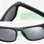Lunettes de soleil KDeam Sport, lunettes de soleil pour hommes, verres rouges