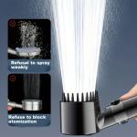 Souffle de douche avec 3 Modes De Sortie D'Eau Réglables