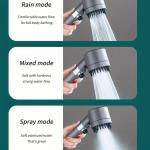 Souffle de douche avec 3 Modes De Sortie D'Eau Réglables