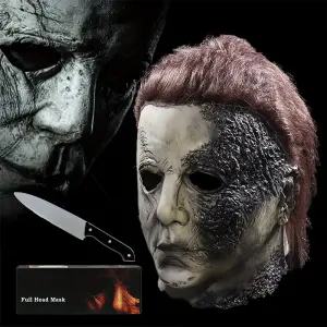 Maschera in Lattice Naturale Halloween-Funky – Costume da Paura Accessorio Unisex