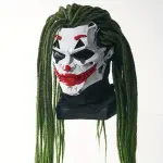 Maschera Costume Clown Horror Unica – Design Spaventoso Full-Face