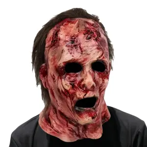 Maschera Costume Uomo Realistica “Blood-Shedding” Full-Face – Halloween Horror