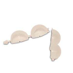 Enregistrer les boutons, matière plastique, taille moyenne, paquet de 20 pièces 