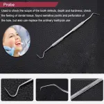 Ensemble d'hygiène dentaire en acier inoxydable - 5 outils essentiels