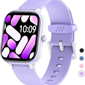Orologio Smartwatch HENGTO IP68 per Bambini & Adolescenti – 19 Modalità Sportive, Cardiofrequenzimetro, Monitor del Sonno, Contapassi, Promemoria Salute