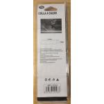 Colla a caldo stick, 4 pezzi, bastoncini da 12mm per 19 cm colore bianco
