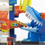Hot Wheels City Parkgarage con Attacco Squalo – Set Gioco + Auto