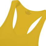 Fitness Tank Top, Fitnessstudio, Bodybuilding, ärmellose Baumwollweste, Sport Tank Top, Cabeen Beast, gelb