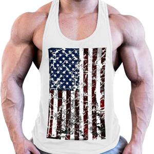 Canottiera Bodybuilding, sportivo, canotta uomo per palestra, Tank Top Gilet