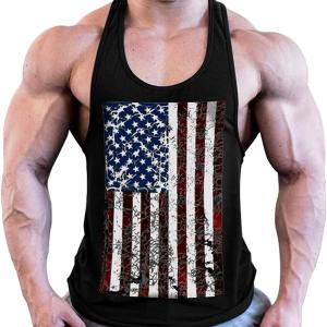 Canottiera Bodybuilding, sportivo, canotta uomo per palestra, Tank Top Gilet