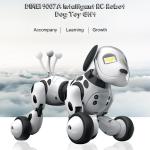 RoboDog Dimei 9007 il cane robot intelligente, 2.4g Wireless radio comando, bianco rosa