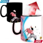 Tasse Dragon Ball, couleurs changeantes, 460 ml, Goku VS Buu