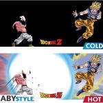 Tasse Dragon Ball, couleurs changeantes, 460 ml, Goku VS Buu
